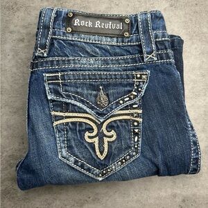 Rock Revival Noelle Easy Boot Cut Jeans| Size 28